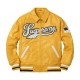 Supreme Uptown Studded Yellow Varsity Jacket