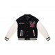 Trust Over Love Black Varsity Jacket