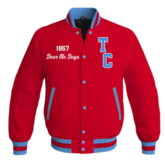 Talladega College Red Wool Varsity Jacket