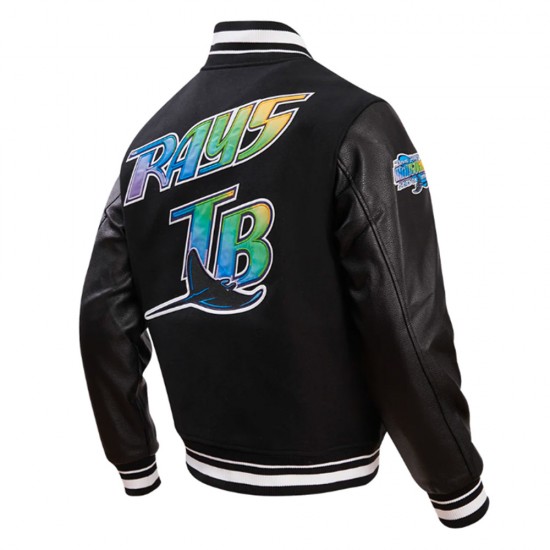 Tampa Devil Rays Retro Classic Rib Varsity Jacket