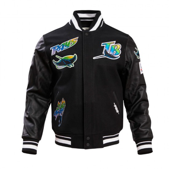 Tampa Devil Rays Retro Classic Rib Varsity Jacket