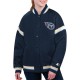 Tennessee Titans Tournament Navy Varsity Jacket