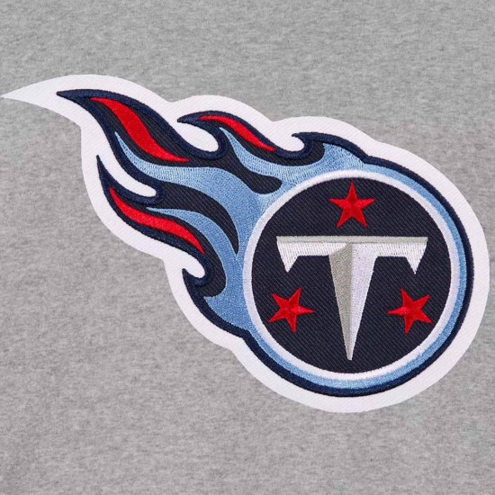 Tennessee Titans Varsity Gray and Navy Wool Jacket