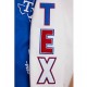 Texas Rangers Script Tail Classic Rib Varsity Jacket