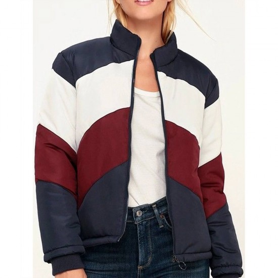 The Society Kathryn Newton Color Block Jacket