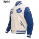 Toronto Maple Leafs Retro Classic Rib Varsity Jacket