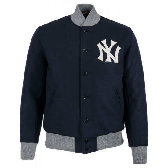 Varsity 1936 NY Yankees Navy Blue Wool Jacket