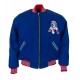 Varsity Boston Patriots 1965 Royal Blue Wool Jacket