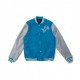 Varsity Detroit Lions Light Blue and Gray Two Tone Jacket