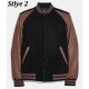 Varsity Icon Leather & Wool Jacket