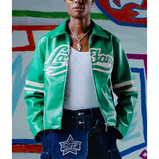 Varsity La Fam Retro Leather Jacket