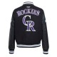 Varsity Retro Classic Rib Colorado Rockies Jacket