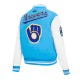 Varsity Retro Classic Rib Milwaukee Brewers Jacket