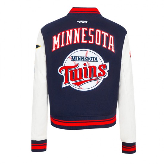 Varsity Retro Classic Rib Minnesota Twins Jacket