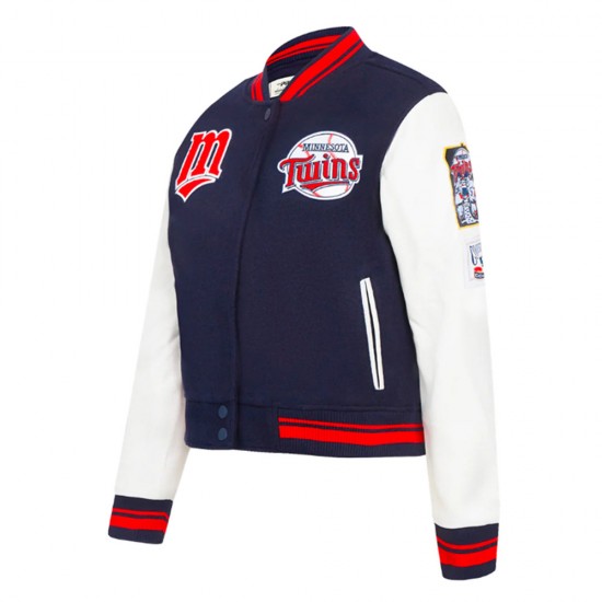 Varsity Retro Classic Rib Minnesota Twins Jacket