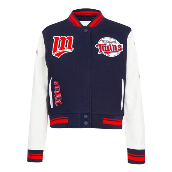 Varsity Retro Classic Rib Minnesota Twins Jacket