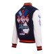 Varsity Savannah State University Homecoming Navy Jacket