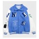 Varsity Skeleton Flocking Hip Hop Jacket