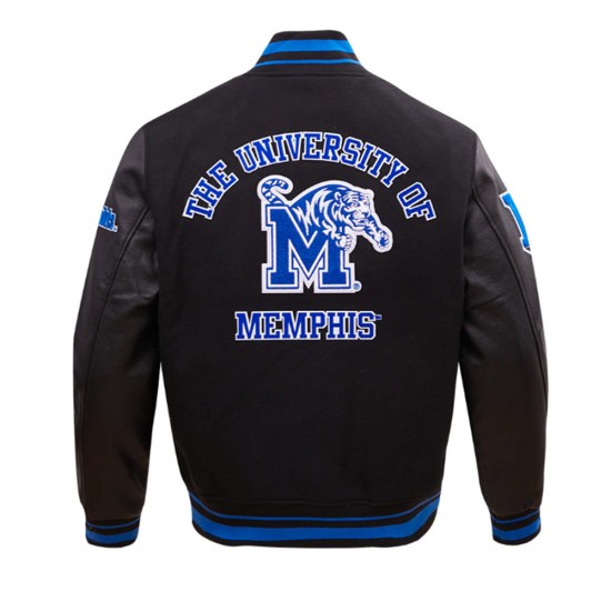 Varsity University of Memphis Classic Black Jacket