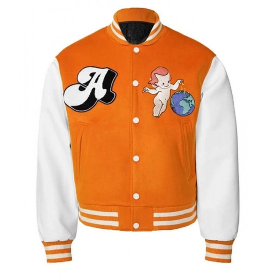 Varsity Worldwide Cherub A Few Good Kids Wool/Leather Jacket