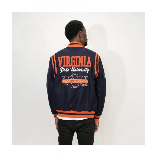 Virginia State University Unisex Varsity Jacket