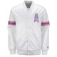 White Houston Oilers Retro Satin Jacket