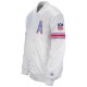 White Houston Oilers Retro Satin Jacket