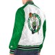 White/Kelly Green Boston Celtics Renegade Varsity Satin Jacket