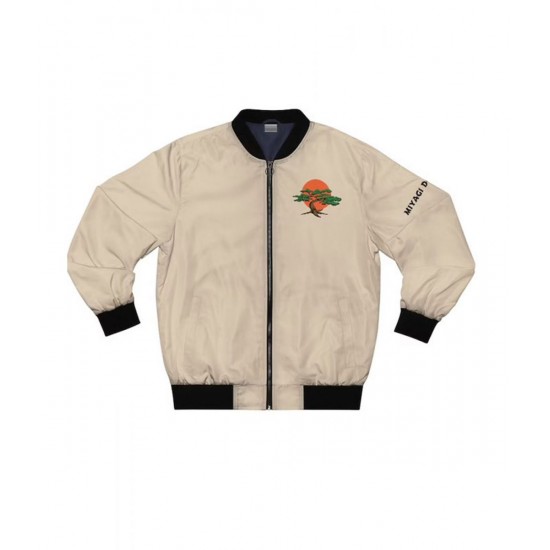 White Miyagi Do Karate Satin Jacket