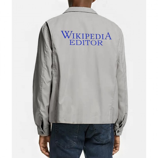 Wikipedia Editor Gray Jacket