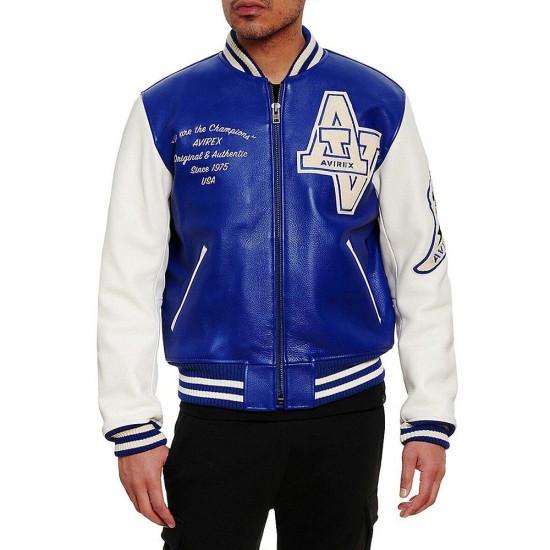 Wildcat Champion Varsity Leather Jacket