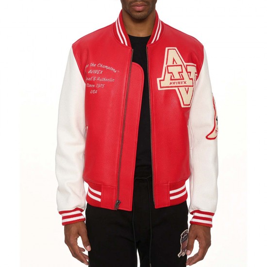 Wildcat Champion Varsity Leather Jacket