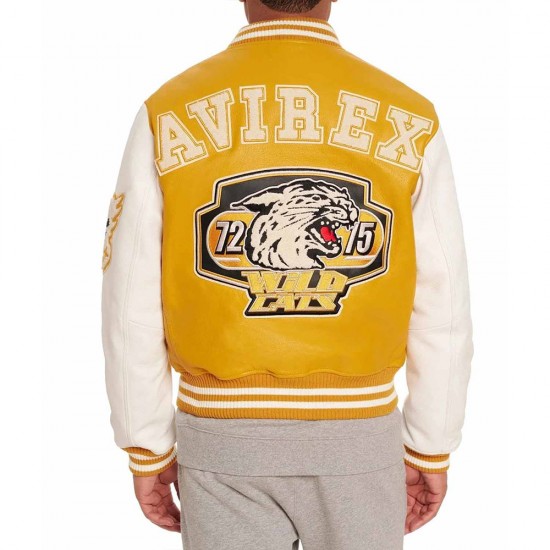 Wildcat Champion Varsity Leather Jacket