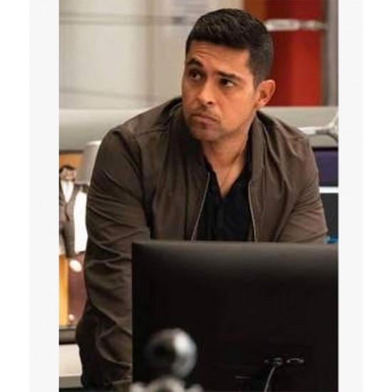 Wilmer Valderrama NCIS Bomber Brown Jacket