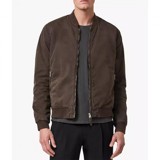 Wilmer Valderrama NCIS Bomber Brown Jacket