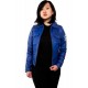 Women Future Trunks Capsule Corp Dragon Ball Purple Blue Leather Jacket