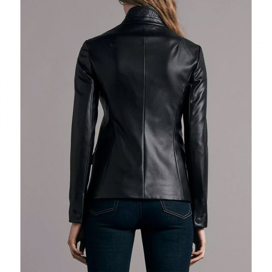 Women’s Slade Leather Blazer