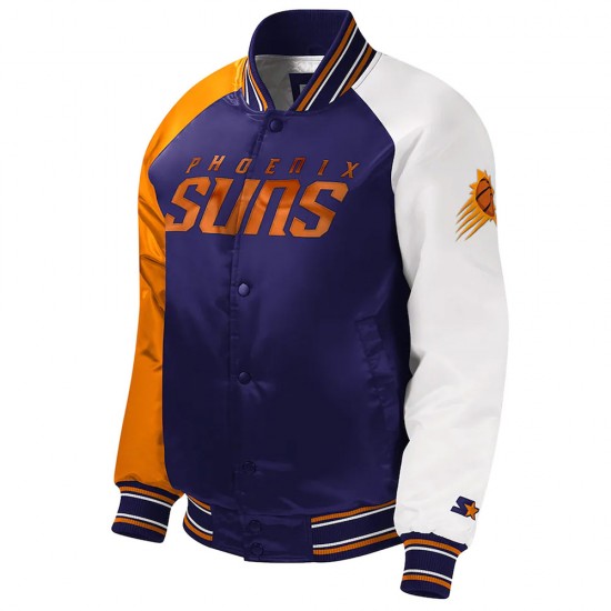 Youth Raglan Phoenix Suns Purple Jacket