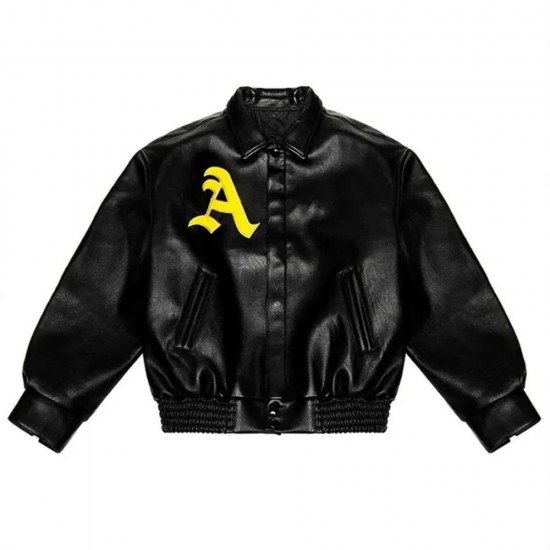 A Few Good Kids Letterman Black Leather Jacket