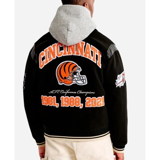 Abercrombie Cincinnati Bengals Varsity Jacket