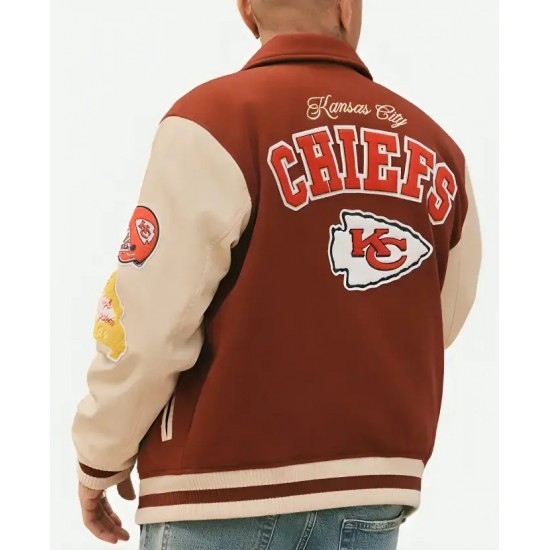 Abercrombie Kansas City Chiefs Wool Varsity Jacket