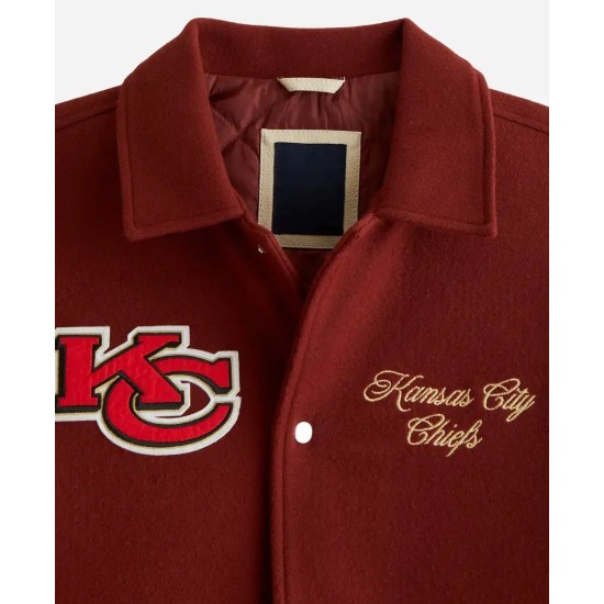 Abercrombie Kansas City Chiefs Wool Varsity Jacket