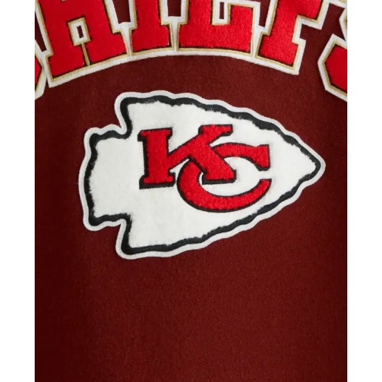 Abercrombie Kansas City Chiefs Wool Varsity Jacket