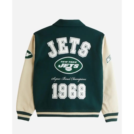 Abercrombie New York Jets Varsity Jacket