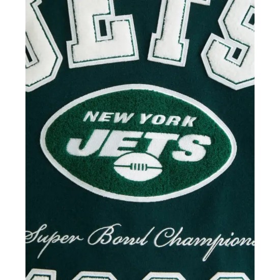 Abercrombie New York Jets Varsity Jacket