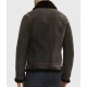 Alberto Men’s Brown G-1 Bomber Leather Jacket