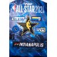 All Star Game 2024 Men's Wool Varsity Jacket Midnight Navy Blue