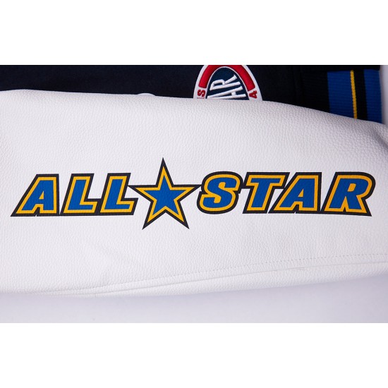 All Star Game 2024 Men's Wool Varsity Jacket Midnight Navy Blue