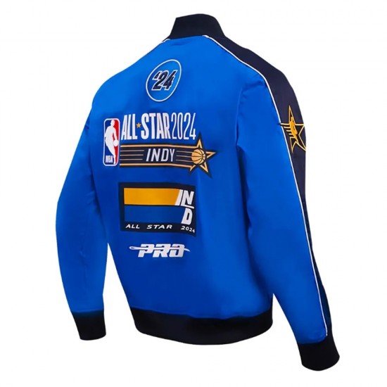 All Star Game 2024 Twill Royal Jacket