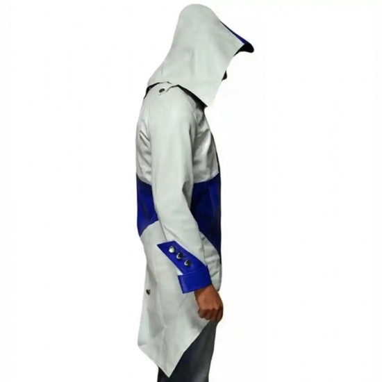 Assassins Creed Leather Hoodie Jacket